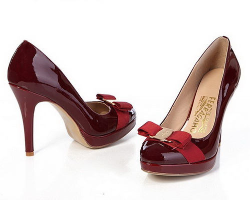 Ferragamo Shallow mouth stiletto heel Shoes Women--002